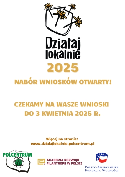 Nabór na Działaj Lokalnie 2025 otwarty!